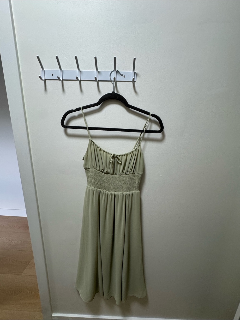 Aritzia Olive-Green Midi Sundress
